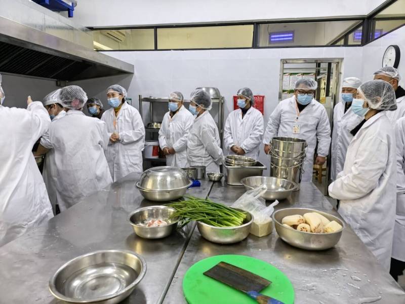 江口幼儿园举办食堂开放日活动